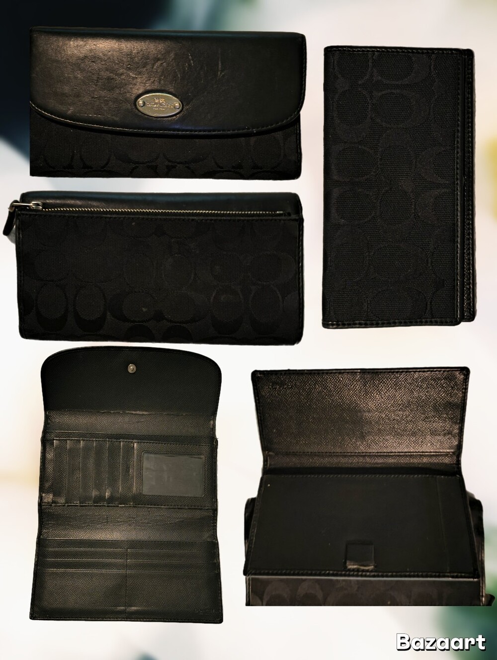 Coach Leather Street Zip Tote W/Free Coach Wallet - Picture 7 of 7